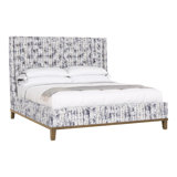 Michael Weiss Upholstered Wingback Bed