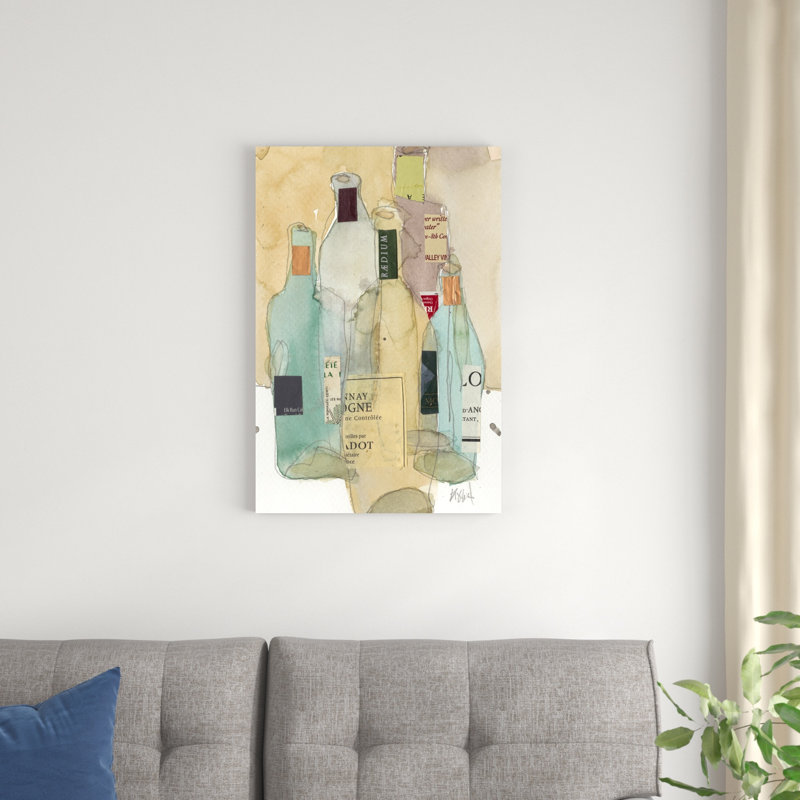 " Wines And Spirits II " by Samuel Dixon Painting Print, 30" H x 20" W x 1.25" D