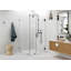 Illume 41 in. x 41.5 in. x 78 in. 90-degree Fully Frameless Wall Hinged Glass Shower Enclosure-806175272