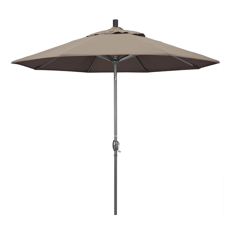 Ayomipo 108'' Market Umbrella, Taupe- Pacifica