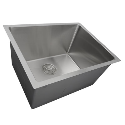 23" Undermount Small Radius Stainless Steel Laundry/Utility Sink