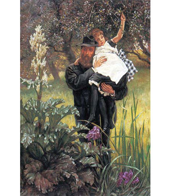 « the veuf » par james tissot, reproduction d’art