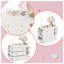Table à langer multifonctionnelle pour bébé avec rangement - commode de chambre de bébé moderne avec tiroirs profonds, tablettes et support de séchage, blanc