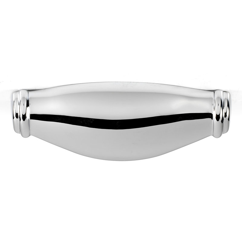 Charlie Cup / Bin Pull, Polished Chrome