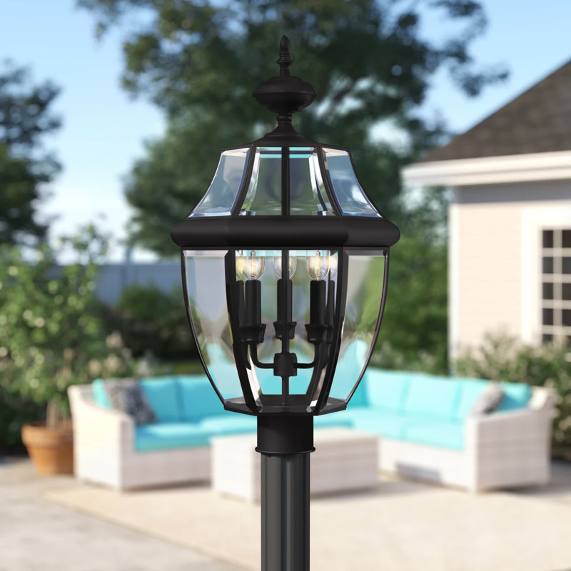 Jayde Beveled Lantern Head, Mystic Black