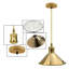 Moravian 1 - Light French Gold Pendant