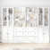 70.9'' H X 94.48'' W Book Cabinet Storage Bookcase Set
