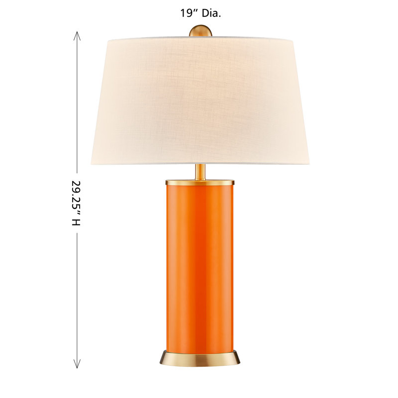 Lampe de table 1 lumière Melissa, Orange