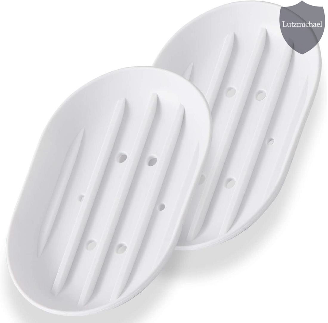 Rebrilliant Soap Dish for Shower with Suction Cup, Shower Soap