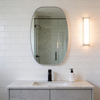 Miroir de salle de bain mural