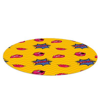 Kalpna Hard Floor Straight Round Chair Mat