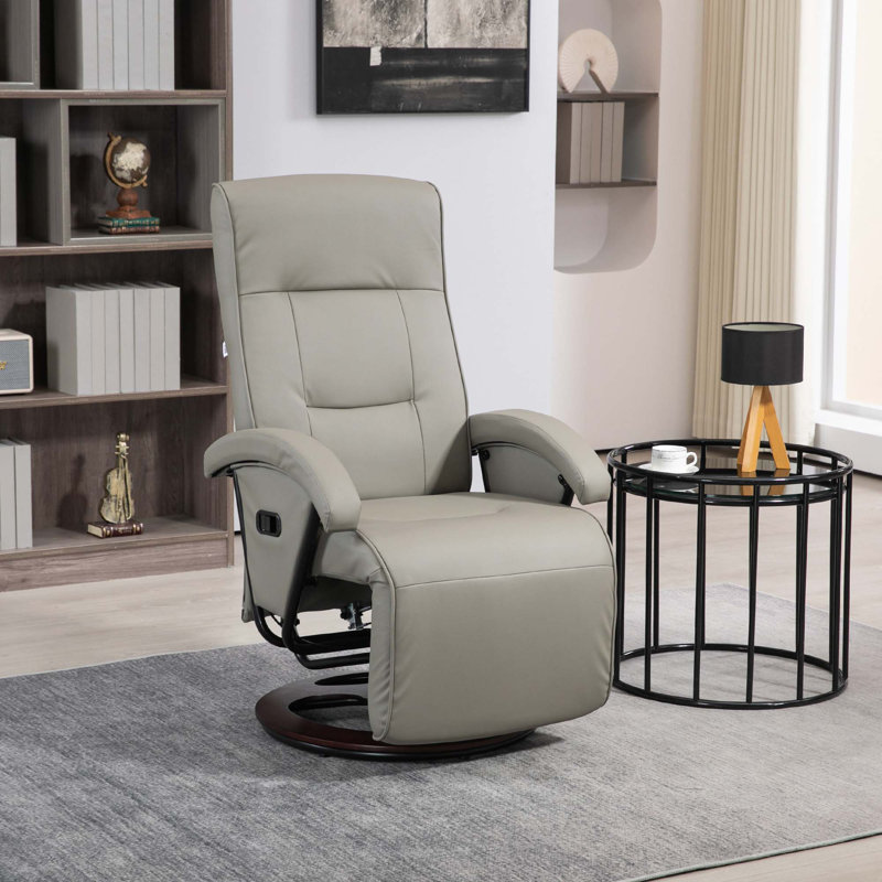 PU Recliner With Footrest