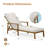 SeeHill Pool Lounge Chair, Aluminum Outdoor Chaise Lounge with Thick Cushion, Outdoor Lounger Pool Furniture with 6-Position Adjustable Backrest, Patio Lounge Chair for Outside, Deck-1740688309