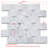 12" x 12" Marble Brick Joint Mosaic Wall & Floor Tile