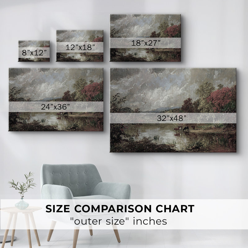 Paysages rétro-CLXV -Galerie enveloppée Cavas, 40 x 60