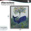 Cadre flottant Une baleine fleurie, design par Kay Widdowson-665182340-665182347