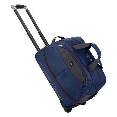 420D Expandable Rolling Duffle Bag Wheeled Luggage Foldable Waterproof Suitcase