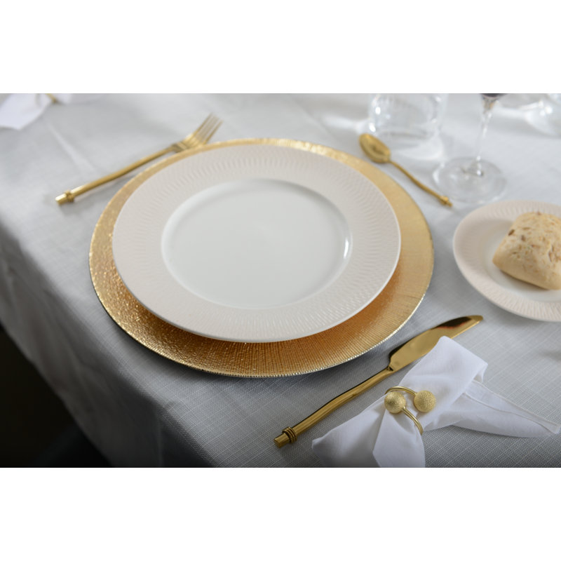 Princess Dinner Plate, White