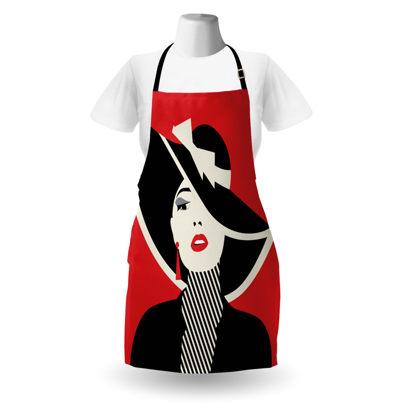 No Pattern Bib Apron