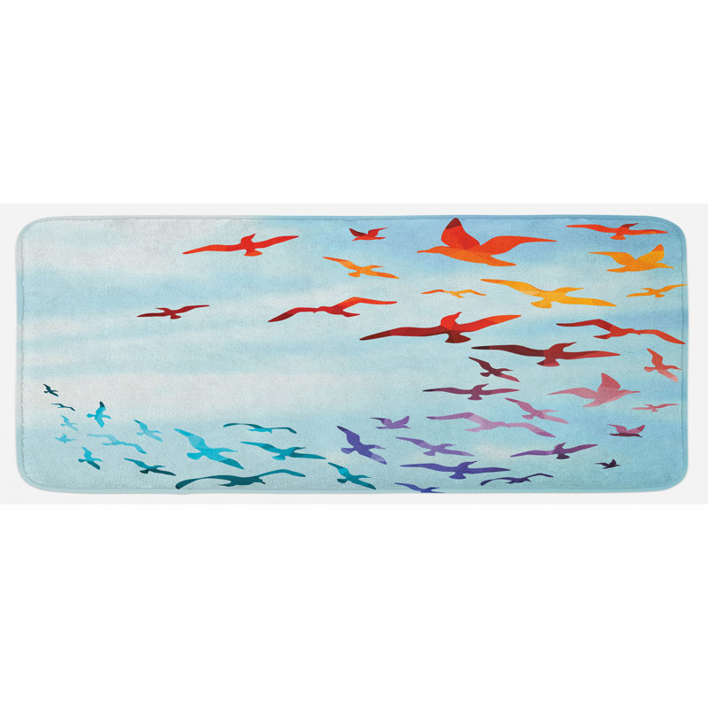 Tapis de cuisine oiseaux