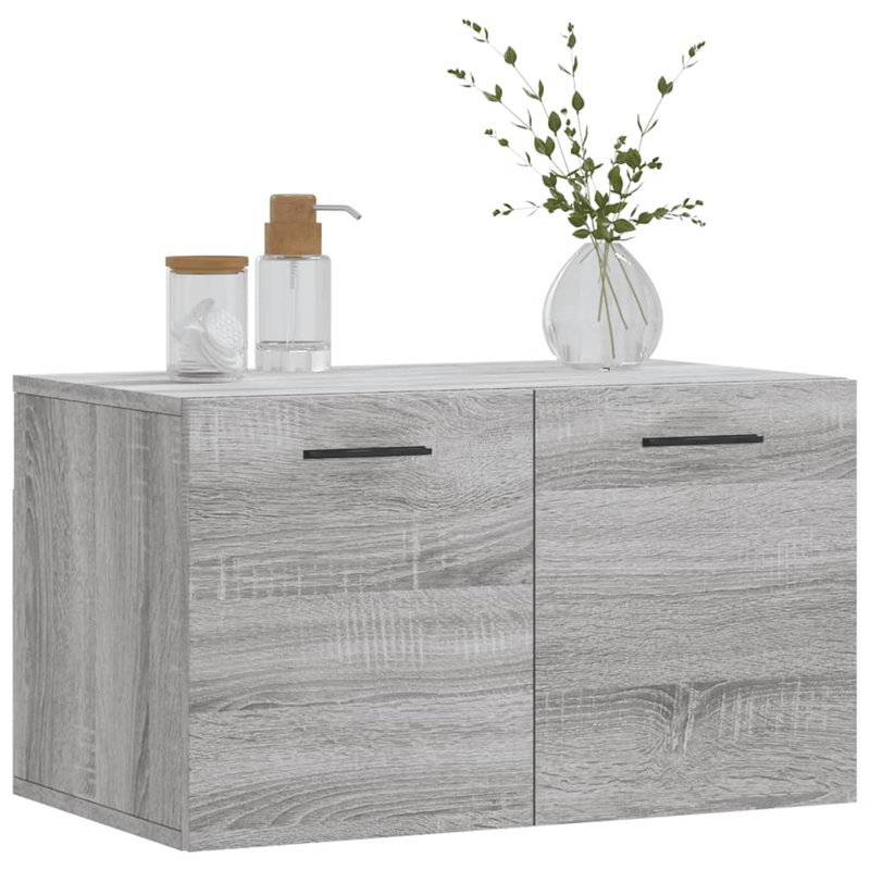 Makye Bathroom Cabinet, Grey Sonoma, 35cm H x 60cm W x 36.5cm D
