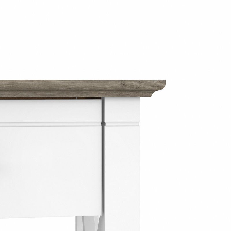 Ensemble de table 4 pièces Kaionna, Gris déclin / blanc pur