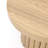 Table basse ronde en bois naturel Crystopher