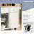 Kitchen Island With Power Outlet,Kitchen Storage Island With Drop Leaf And Rubber Wood,Open Storage And Wine Rack,5 Wheels,With Adjustable Storage For Home, Kitchen, And Dining Room-1593291750
