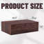 Table basse 39,3 * 23,6 * 12 pouces en grain de bois de noyer aggloméré-1048150417