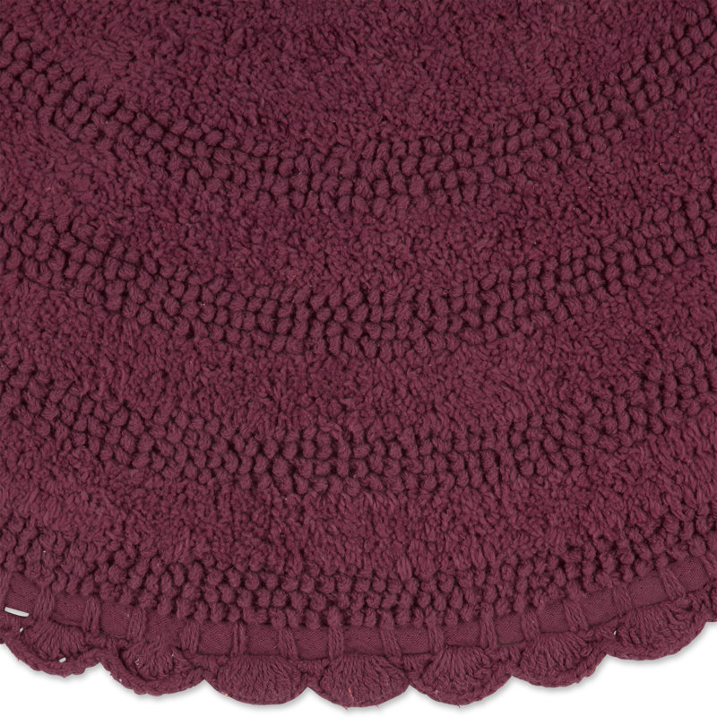 Hoang Cotton Bath Mat, Wine