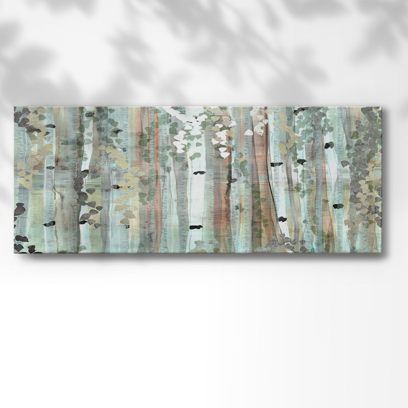 " Spring Birch Meadow ", 20" H x 50" W x 1.5" D