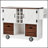 54 Inch Farmhouse Kitchen Island With Drop Leaf, Power Outlet, And Ample Storage,  For Modern And Traditional Kitchens-990637006