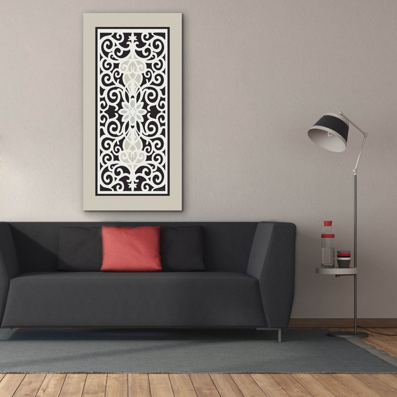 'Patterned Grill III' by Cindy Jacobs, Giclee Canvas Wall Art, 60" H x 30" W x 1.5" D
