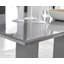 Edzard Double Pedestal High Gloss Dining Table Set with 6 Luxury Faux Leather Dining Chairs-52600703
