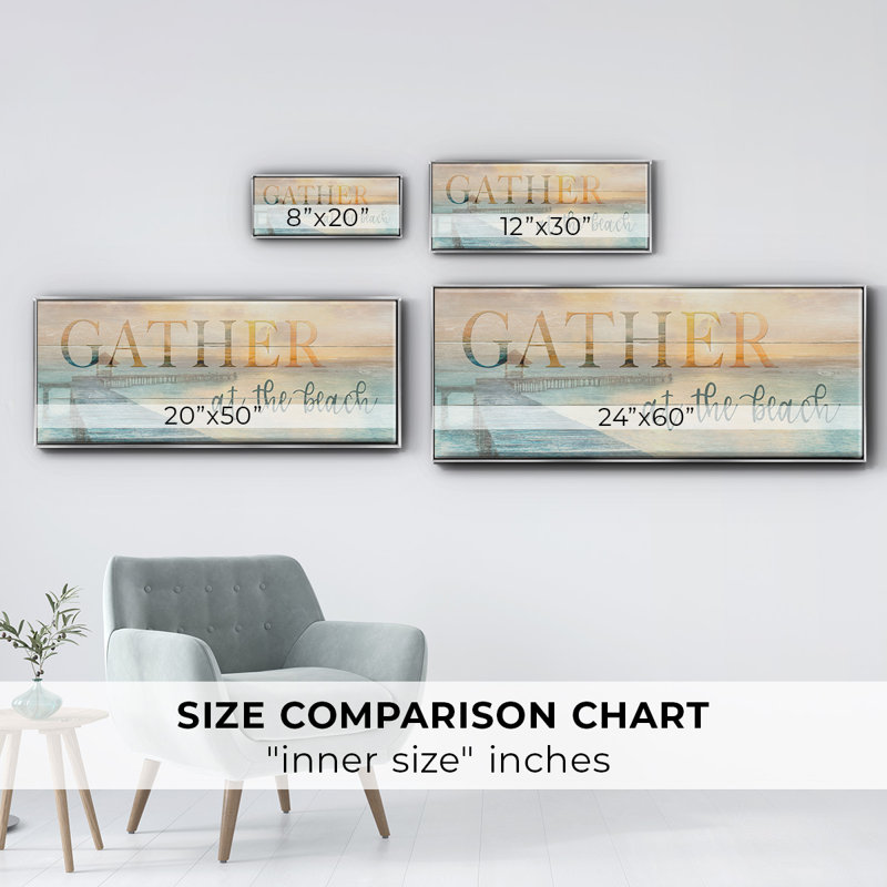 Gather at- Framed Canvas