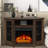 Clotile 45'' Electric Corner Fireplace TV Stand with Storage for TVs up to 55"-1763984708