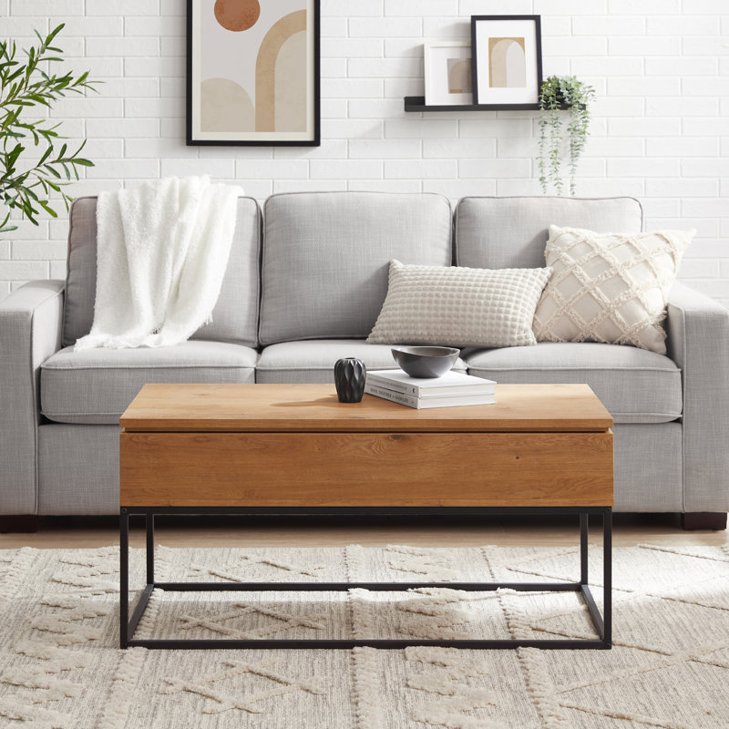 Stoltz 40" Lift Top Coffee Table with Storage