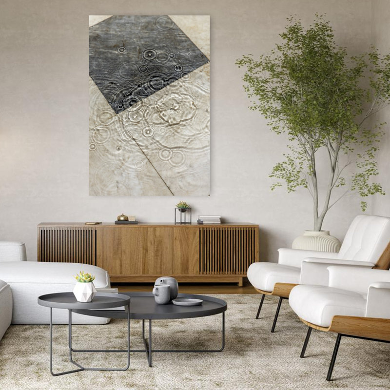 Art contemporain, art contemporain abstrait, H 48 po x l 32 po