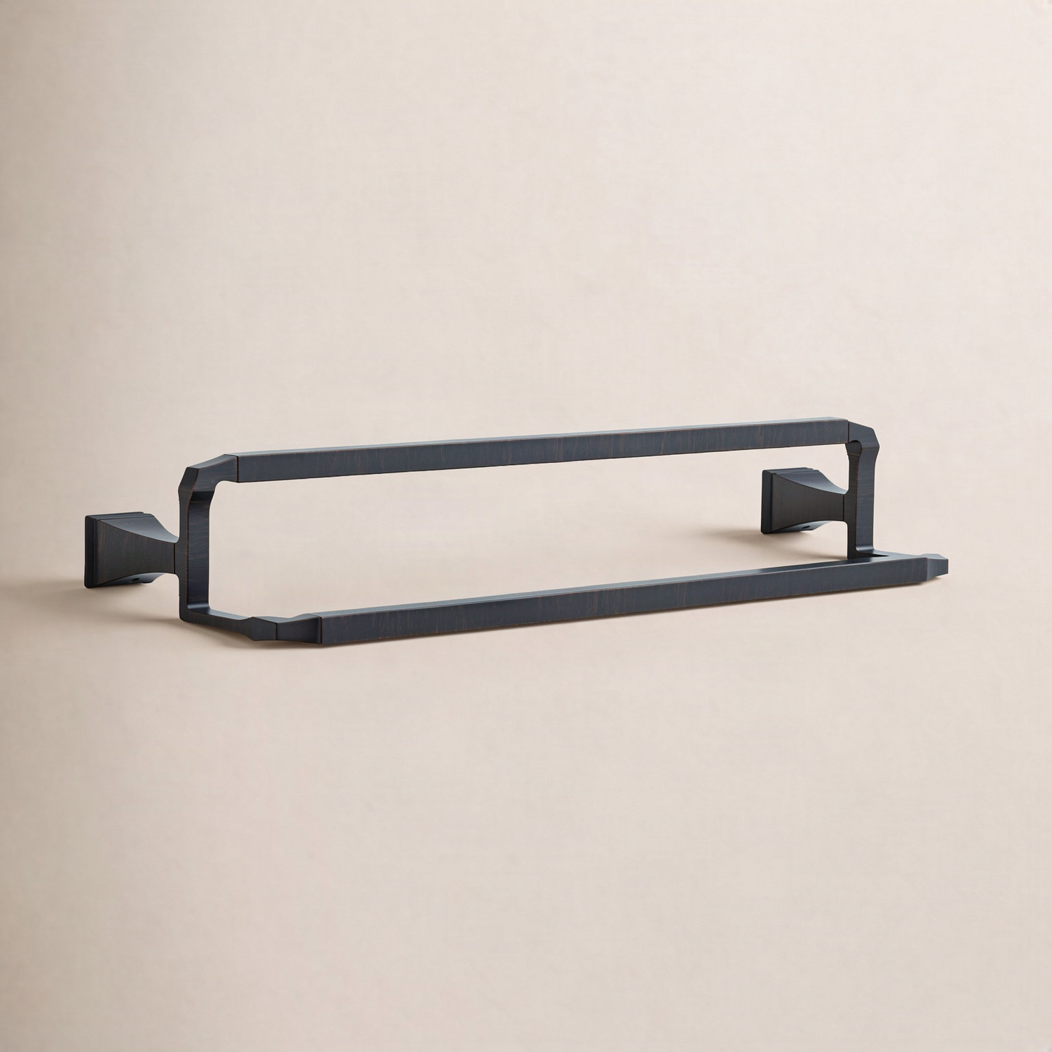 Dryden 26" Wall-Mounted Towel Bar, Venetian Bronze
