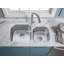 Undertone® Preserve 35-1/8" L x 20-1/8" W x 9-3/4" Under-Mount Extra Large/Medium Double-Bowl Kitchen Sink