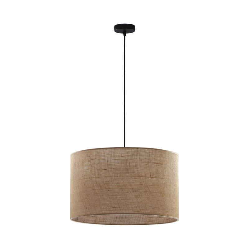 Heathrow 3 - Light Stainless Steel Drum Pendant