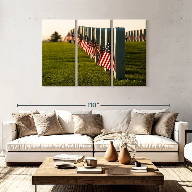 Lelend Graves On Memorial Day, 48" H x 74" W