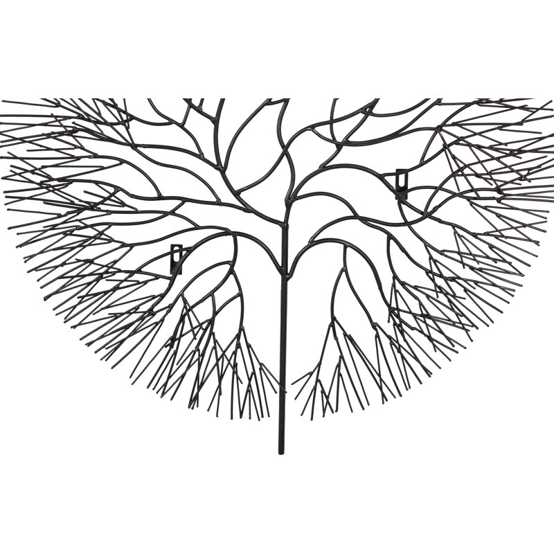 Wire Tree Wall Décor, 30" H x 28" W x 1" D