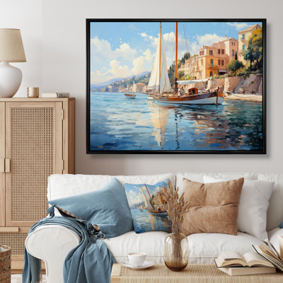 «Deltha French Sailing in Province», reproduction sur toile
