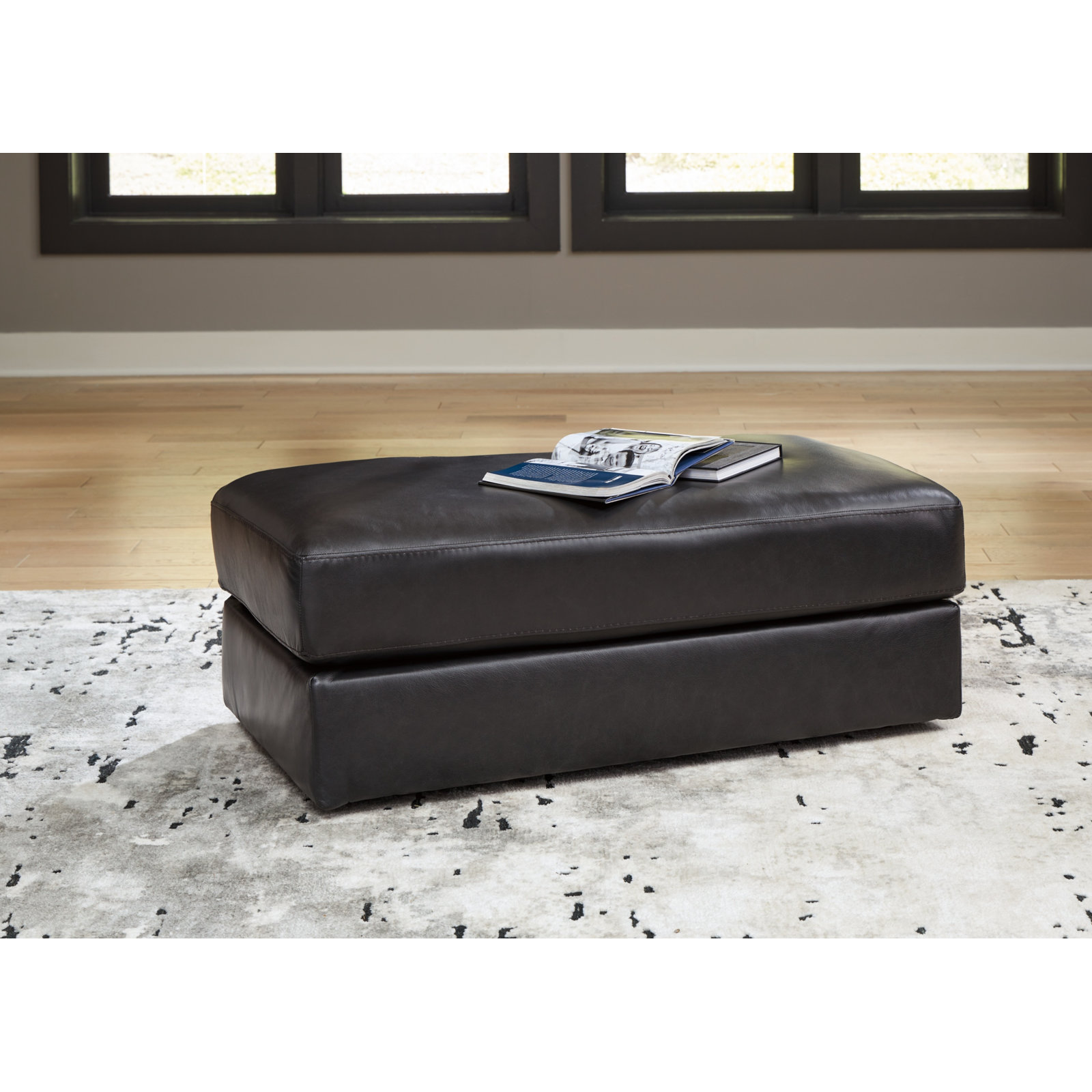 4-Piece Top Grain Leather Living Room Set