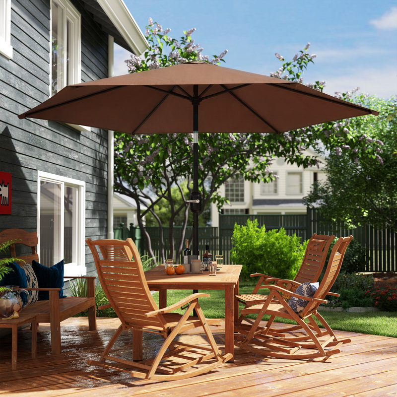 265cm Market Parasol, Brown