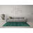 Abstract 4787 Turquoise Machine Washable Area Rugs-48711268
