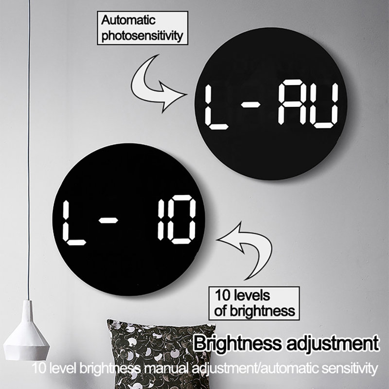 Plastic / Acrylic Wall Clock, White