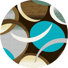 White/Gray/Turquoise/Light Brown/Dark Brown/Beige