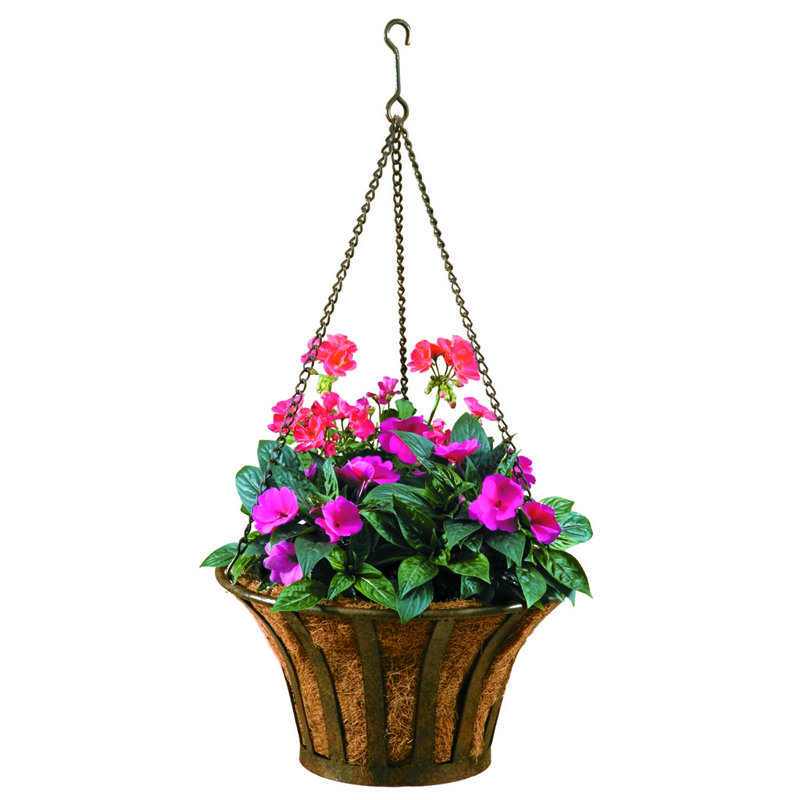 Pot à fleurs suspendu en métal Solera